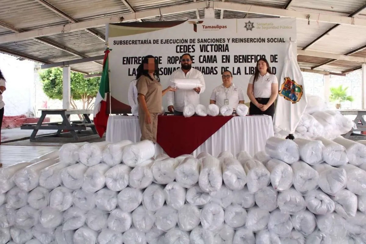 SSPT fortalece condiciones dignas en CEDES Victoria con entrega de almohadas
