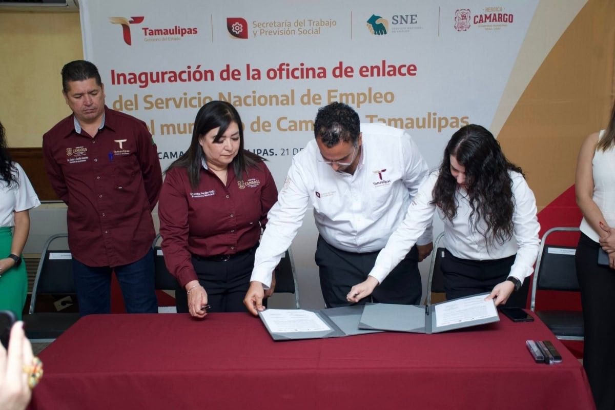 Servicio Nacional de Empleo acerca oportunidades laborales con nueva oficina en Camargo
