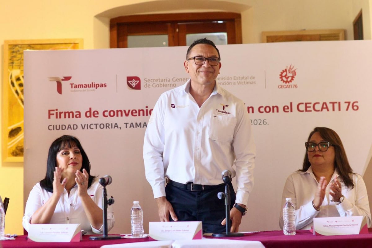 CEAV Tamaulipas y CECATI 76 suman esfuerzos para abrir nuevas oportunidades de capacitación
