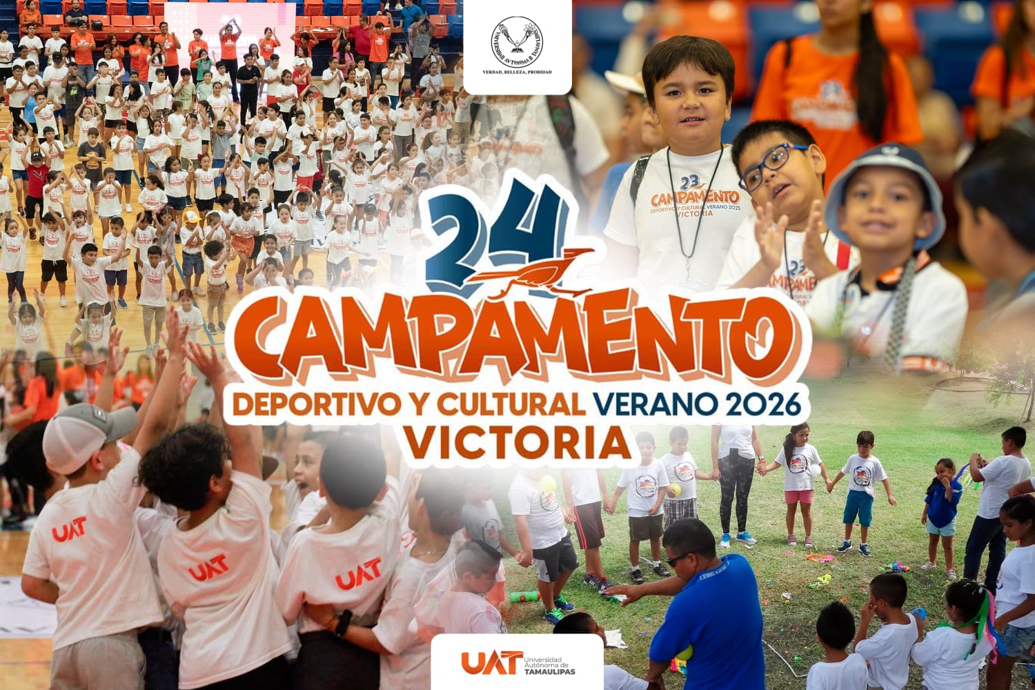 Deporte, arte y convivencia integran campamento infantil de la UAT