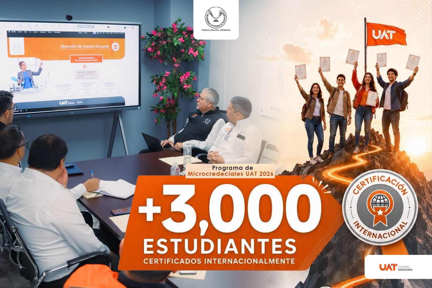 Estudiantes y docentes de la UAT avanzan con certificaciones internacionales