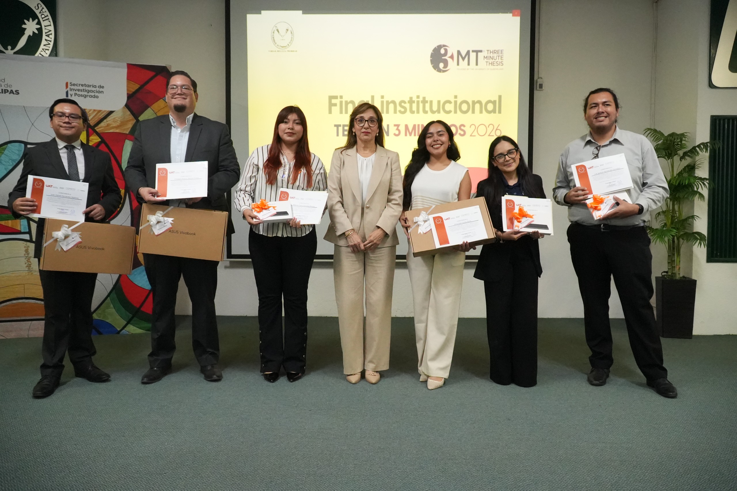 Impulsa la Universidad Autónoma de Tamaulipas el talento científico con el concurso “Tesis en 3 Minutos”