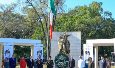 Autoridades rinden homenaje a los cadetes del Heroico Colegio Militar
